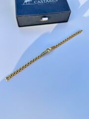 Gold Paslanmaz Çelik Bileklik | 17-22 cm Ayarlanabilir Şık Tasarım