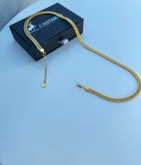 Kral Rad Gold Çelik Kolye