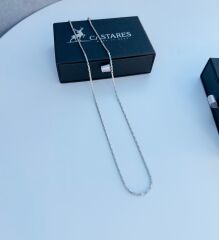 Metal Renk Typon Çelik Kolye 316 L Çelik Paslanmaz