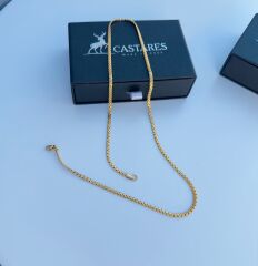 Efsane Hyper Gold Çelik Kolye – Zarafetin ve Kalitenin Buluştuğu Nokta