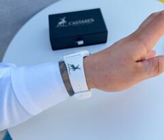 Castares Pure White Unisex Saat – Tarih ve Gün Gösterimli, Su Geçirmez Günlük Kullanım İçin Şık ve Minimal Tasarım