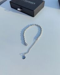 Minimal Damla Çelik Bileklik - 316L Paslanmaz Çelik | Unisex ve Anti Alerjik Tasarım