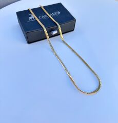 Snake Gold Çelik Kolye - Modern ve Dayanıklı Tasarım ile Şıklık