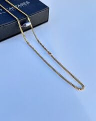 Centurion Kolyesi – 316L Çelik Erkek Zincir | 55-60 cm, 3 mm Kalınlık, Anti Alerjik