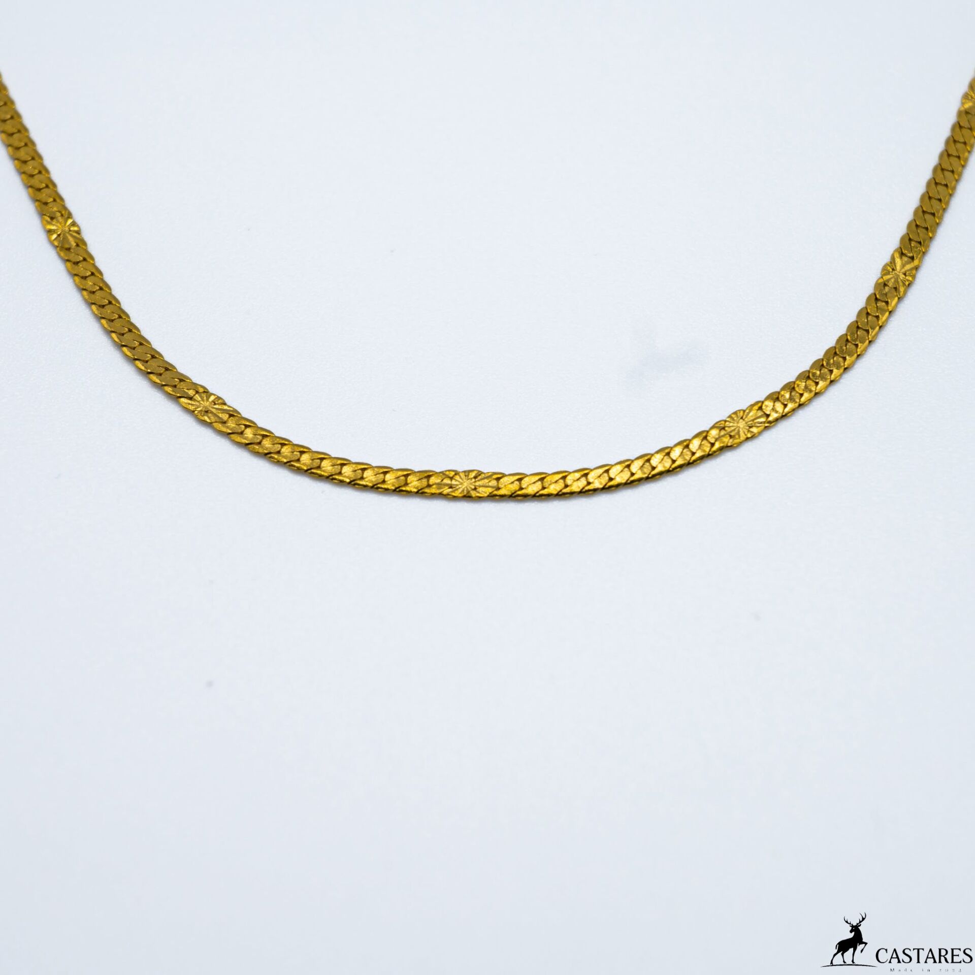 Gold Kutup Yıldızı Kolyesi - 316L Çelik Paslanmaz, Unisex, 60 cm Zarif Tasarım